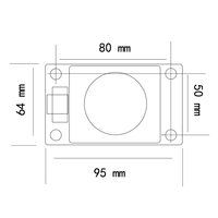 Prise de courant murale Schuko 1 voie, norme européenne, IP54, 250V, 16A, 1 module, extérieure, résistante au froid et anti-chute
