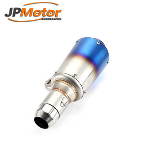 JPMotor-Tubo de escape de acero inoxidable, color titanio, para menos de <span class=keywords><strong>1000cc</strong></span>, silenciador de sistema de escape de motor de motocicleta - Product Image 1