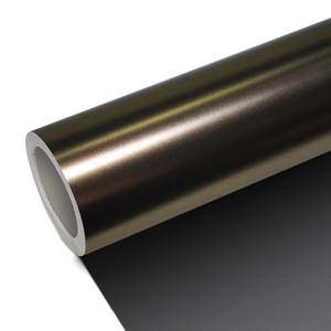 Film de protection en vinyle noir satiné TERZO, feuille d'emballage électro-optique, colle amovible, haute qualité - Product Image 1