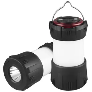 Уличный водонепроницаемый ударопрочный портативный светодиодный фонарь с зарядкой от usb, фонарь для кемпинга с прожектором и внешним аккумулятором