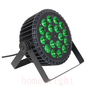 Foco LED Par Delgado de 18*18W, RGBWA+UV 6 en 1, <span class=keywords><strong>Spot</strong></span> Wash DMX, Parcan Plano para Escenario, Bodas, Club, DJ, Espectáculos - Product Image 3