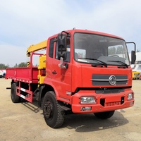 Camion grue Dongfeng 4x2 avec grue à flèche de 5 tonnes à vendre