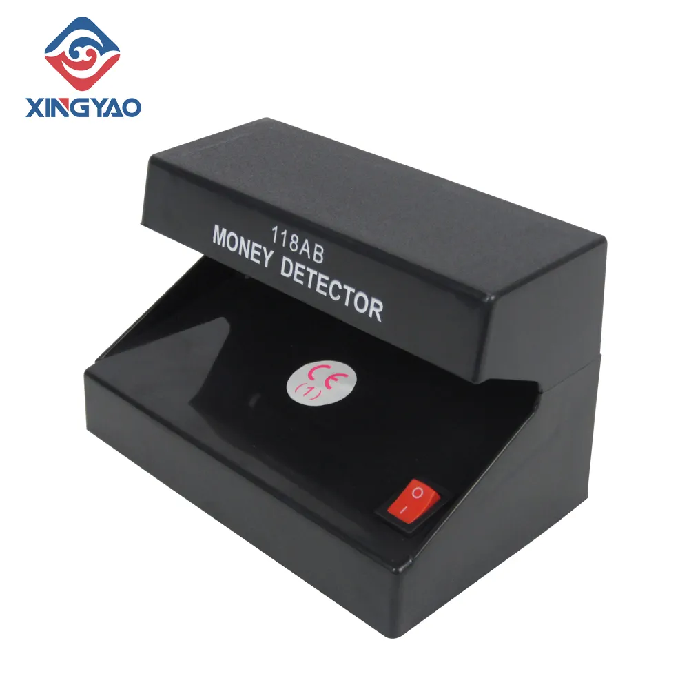 सस्ते यूवी पैसे डिटेक्टर पोर्टेबल बिल/चेक/निरीक्षक आसान आपरेशन मुद्रा का पता लगाने की मशीन