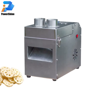 Nouvelle machine automatique commerciale pour couper les légumes et les fruits avec moteur, trancheuse à pommes de terre et à concombres - Product Image 1
