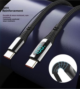 240 Wát usb3.2 Type-C Cáp 20gbps 5A siêu nhanh sạc 4k Cáp dữ liệu với nylon Áo khoác cho điện thoại di động - Product Image 2