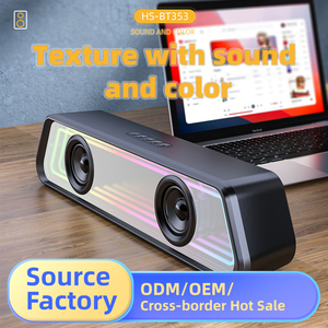 BT353 jeu haut-parleur ordinateur <span class=keywords><strong>PC</strong></span> jeux haut-parleurs barre de son sans fil lecteur Audio Intelligent RGB 3D haut-parleur lumineux rectangulaire - Product Image 6