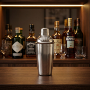 Shaker à cocktail régulier Shaker à cocktail avec design en acier inoxydable Shaker à cocktail Boston de couleur changeante à froid - Product Image 3