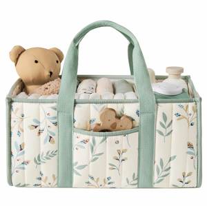 Organizador de Pañales para Bebé al por Mayor, Cesta de Almacenamiento Elegante para Artículos Esenciales de Recién Nacidos, Guardería y Estación de Pañales - Product Image 1
