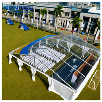 Tente Événementielle Extérieure de Luxe Transparente Sur Mesure 20x40 30x50, Grande Tente de Mariage Commerciale Transparente pour Événements
