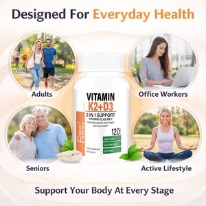 Capsules personnalisées de <span class=keywords><strong>Vitamine</strong></span> K2 et D3 : Soutien naturel de la santé cardiaque et osseuse pour hommes et femmes – Complément de <span class=keywords><strong>Vitamine</strong></span> K2 et D3 - Product Image 4