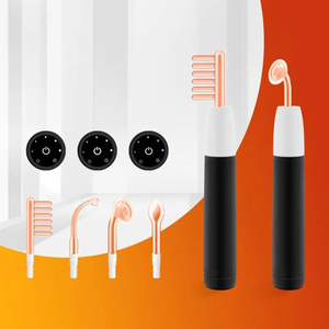 Tabung kaca frekuensi tinggi terapi kulit tongkat elektroterapi genggam pengencang wajah pengurang keriput untuk kepala dengan colokan AS & CN - Product Image 6