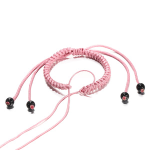 Bracelet fait main DIY rouge rose réglable unisexe pour le festival du dragon boat - Product Image 4