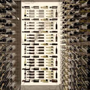 Xu Hướng Nóng Phòng Khách Thủy Tinh Trong Suốt Hầm Nhà Rượu Vang Giá Chai Hiển Thị Thanh Lưu Trữ Tủ Rượu Vang Hầm - Product Image 4