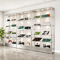 Vitrine verticale professionnelle Boxue - Vitrine industrielle multi-niveaux pour la vente au détail haut de gamme