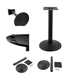 Dining <b>Table</b> <b>Legs</b> Metal Round 430mm And 76mm Iron Pipe Contemporary Design Restaurant <b>Table</b> Support Hardware Accessories - Product Image 1