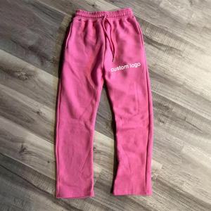 Clothing Manufacturer Puff Print <b>Vintage</b> Unisex Pants Custom Logo French Terry <b>Trousers</b> 500 GSM Heavyweight Acid Wash Sweatpants - Product Image 1