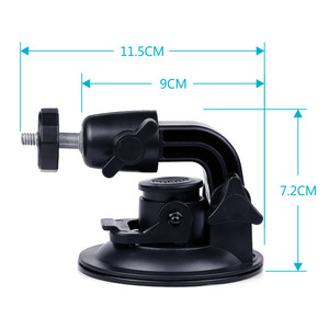ที่ยึดกล้องแอคชั่น GoPro แบบถ้วยดูดปรับได้ ขนาดเส้นผ่านศูนย์กลาง 9 ซม. สำหรับติดตั้งในรถยนต์ - Product Image 3