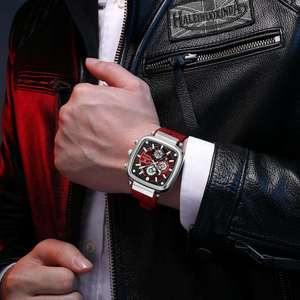Top Brand REWARD RD831509M New Square Dial Men's Quartz Watch Silicone Strap Fashion Male Sporty Waterproof Wristwatch 2026 - Product Image 4