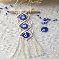 Fait à la main turc bleu mauvais œil suspendu voiture charme ornement accessoire perles bénédictions Protection décoration murale pour la décoration de la maison