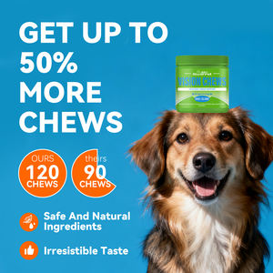 OEM Oscar Pet Vision à mâcher avec <span class=keywords><strong>huile</strong></span> <span class=keywords><strong>de</strong></span> <span class=keywords><strong>foie</strong></span> <span class=keywords><strong>de</strong></span> <span class=keywords><strong>morue</strong></span> Oeil sain Santé rétinienne Vision à mâcher <span class=keywords><strong>pour</strong></span> chiens <span class=keywords><strong>de</strong></span> tout âge - Product Image 3