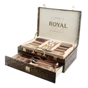 Stainless steel Western-style cutlery set, complete tableware gift <b>box</b>, perfect for holiday gifts, high-end tableware gift <b>box</b> - Product Image 6