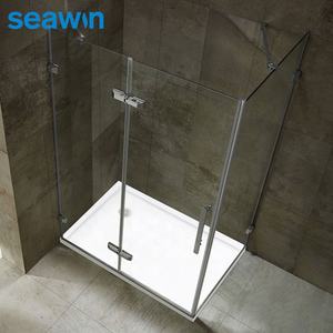 OEM ODM Desain Baru Kamar Mandi Kaca Tempered Kabin Mandi Persegi - Product Image 3