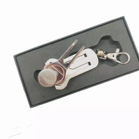 Nouveau pendentif porte-clés multifonctionnel outil de réparation de divot de golf marqueur de balle personnalisé accessoires de golf