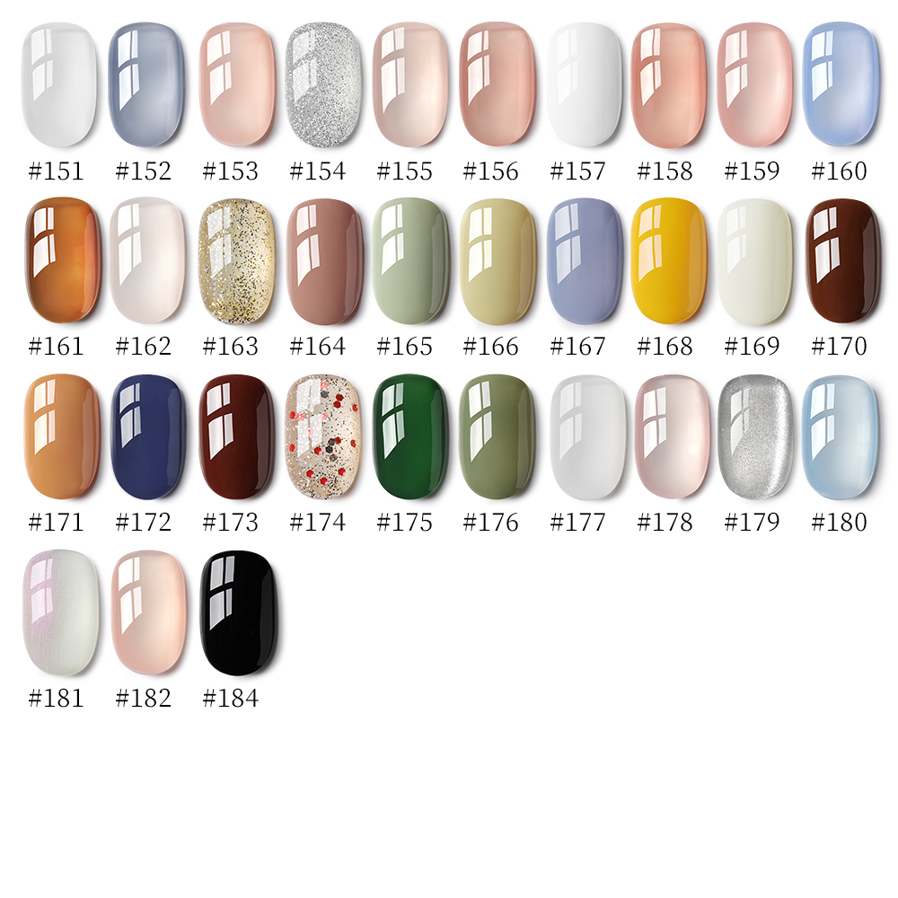 XEIJAYI 184色プロフェッショナルジェルネイルポリッシュ 7.3ml