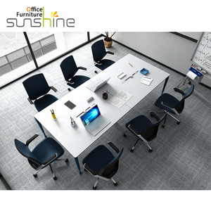 Juego completo personalizado de madera de estilo moderno de Diseño <span class=keywords><strong>Popular</strong></span> de muebles de oficina por la serie Sunshine QM - Product Image 6