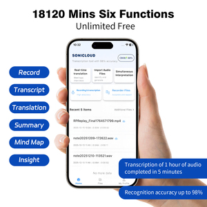 Mejor Grabadora <span class=keywords><strong>de</strong></span> Voz con IA para Reuniones, Tomador <span class=keywords><strong>de</strong></span> Notas con IA, Transcribe y Resume, Control por Aplicación Gratuita, Cancelación <span class=keywords><strong>de</strong></span> Ruido para Conferencias y <span class=keywords><strong>Llamadas</strong></span> - Product Image 4