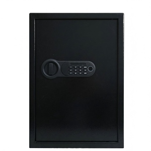 Armário de Segurança em Aço de Alta Segurança com Fechadura por Impressão Digital e Chave, Cofre para Joias e Dinheiro para Hotel, Casa ou Escritório - Product Image 4