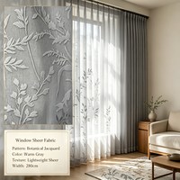 Tissu Jacquard Tissé 100% Polyester Teint Occultant Direct Usine Largeur 98 pouces pour Rideaux d'Appartement et Textiles de Maison Vente en Gros
