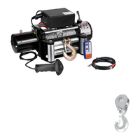 Mini grue de levage portable montée sur camion, capacité de 1000 kg, source d'alimentation électrique, tension 12 V, câble en acier