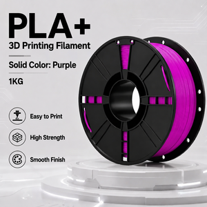 Filamento PLA+ Morado de Alta Resistencia, 1.75mm, PLA Plus Resistente a Impactos, Consumibles para Impresora 3D, Suministro a Granel de 1kg - Product Image 1