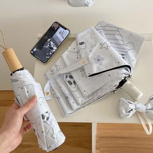 फुल प्रिंट ऑटो छतरी कस्टम दलित पैटर्न 50 + सन शील्ड फैशन फोल्डेबल ऑल-वेदर महिला उपहार छतरी - Product Image 5