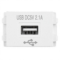Module d'alimentation USB de type 128, prise domestique 220V, module de charge de téléphone portable 5V2.1A, adaptateur de commutateur