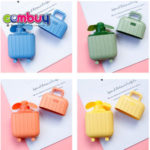 Mini ventilateurs portables électriques rechargeables de forme valise à bagages - Product Image 5