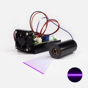 โมดูลเลเซอร์อลูมิเนียม500mW พร้อมสายสีม่วงป้องกันความร้อนสูงเกินไป - Product Image 1