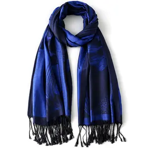 Оптовая продажа, мягкие удобные и классические шарфы из пашмины, 70x180 см, женские зимние шали