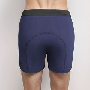 Caleçons Boxers Homme Grande Taille 100% Coton Pur, Taille Mi-Haute, Anti-Fuites, pour Incontinence Post-Opératoire, Couleur Unie - Product Image 2