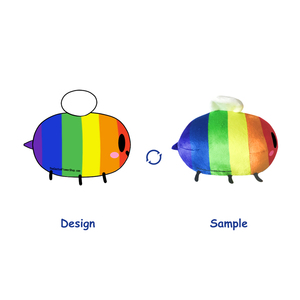 Nuovi arrivi peluche personalizzato Super morbido e carino Kawaii <span class=keywords><strong>rosa</strong></span> rana peluche cuscino portachiavi giocattolo peluche di peluche di rana animale - Product Image 2