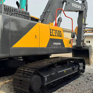 Pelleteuse sur chenilles Volvo EC350DL de 35 tonnes d'occasion avec moteur et boîte de vitesses à bas temps de travail Prix réduit - Product Image 1
