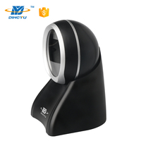 Escáner de código de barras de escritorio USB 2D para sistema POS-Lector de código QR de alta velocidad para negocios de tiendas minoristas