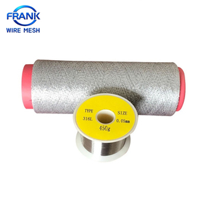 Vente en gros, promotion exceptionnelle : <span class=keywords><strong>Fil</strong></span> ultra <span class=keywords><strong>fin</strong></span> en acier inoxydable 304, 304L, 316, 316L de 0,025 à 0,08 mm, personnalisé pour le filage et le tricotage de gants - Product Image 3