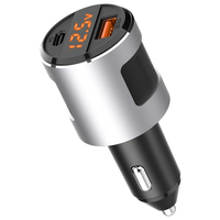 Pengisi Daya Mobil 5W PD QC3.0 USB Type C Super Fast Charging Adapter 12-24V untuk Ponsel di Kendaraan