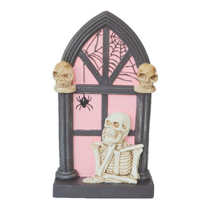 4 Inch Halloween <strong>Skull</strong> Decoration Resin Halloween Party Decoration Tombstone Statue Halloween Tombstone RIP Ornament <strong>Decor</strong> - Product Image 5