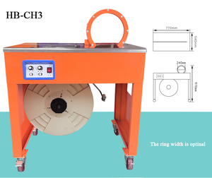 Máy Đóng Đai Dạng Dải Nhựa Pvc Pp Tự Động Hoàn Toàn Cho Bún Mì Rau Củ - Product Image 2