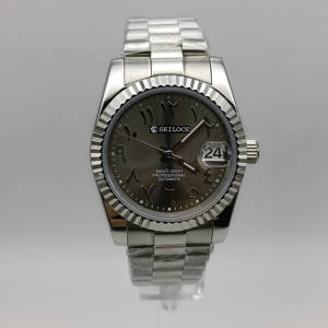 SEILOCE OEM Custom logo Improved Japan NH35 Movement Arabic Numerals Mechanical Watches for Men with Factory Price - Product Image 6