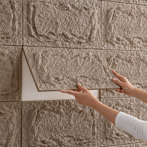 Panneau mural en pierre artificielle <span class=keywords><strong>d</strong></span>écorative extérieure moderne en polyuréthane / PU, revêtement mural en pierre artificielle, placage de pierre, 25x45cm - Product Image 4