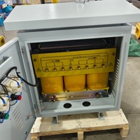 Transformateur d'isolement triphasé de type sec, boîtier à porte unique, entrée 110V, sortie 220V, 5 kW, noyau toroïdal en cuivre, nouvelle énergie